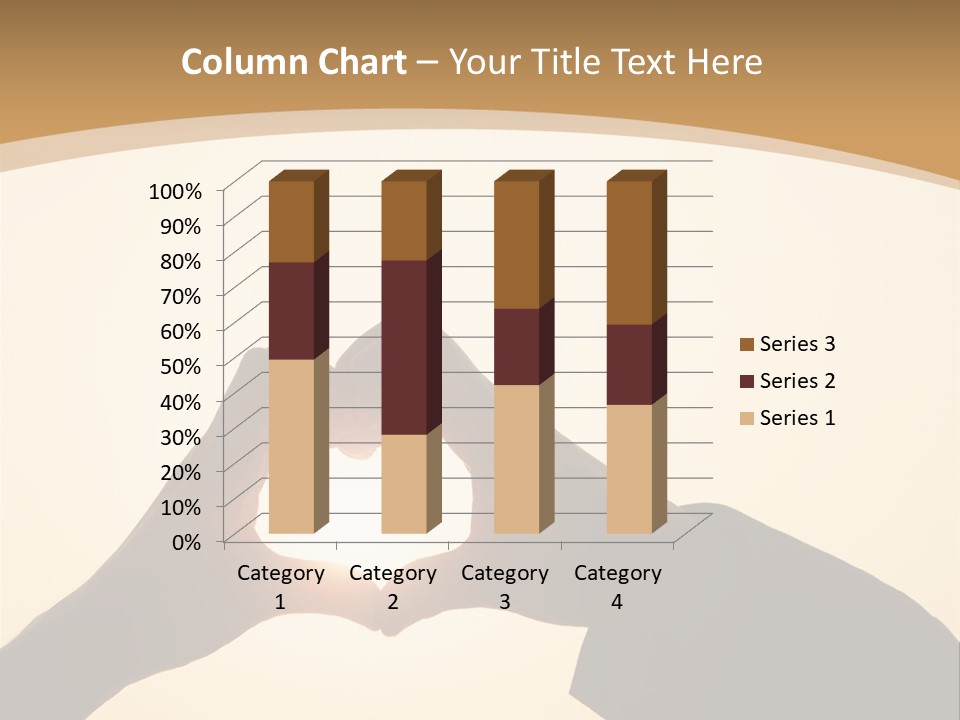 Couple Sky Hands PowerPoint Template