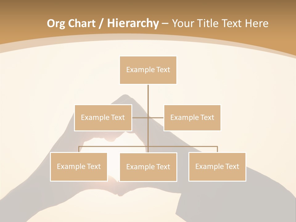 Couple Sky Hands PowerPoint Template