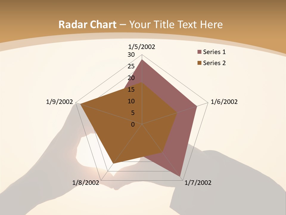 Couple Sky Hands PowerPoint Template