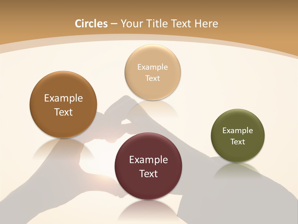 Couple Sky Hands PowerPoint Template