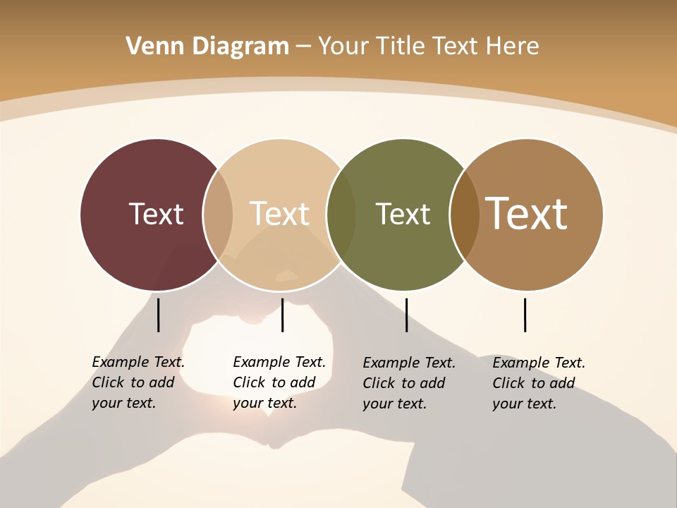 Couple Sky Hands PowerPoint Template