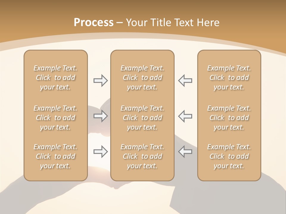 Couple Sky Hands PowerPoint Template