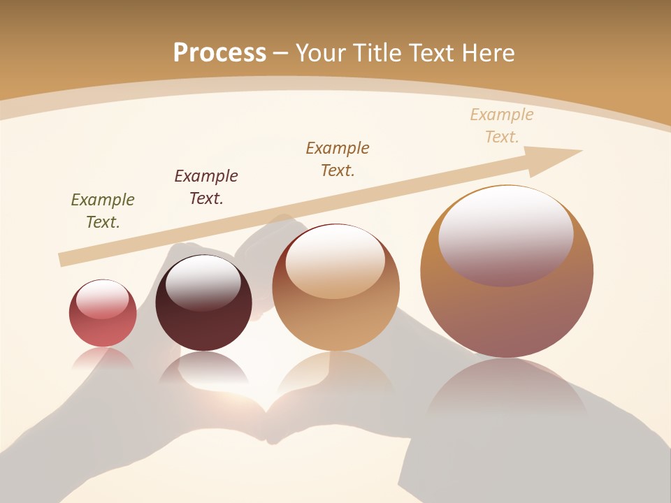 Couple Sky Hands PowerPoint Template