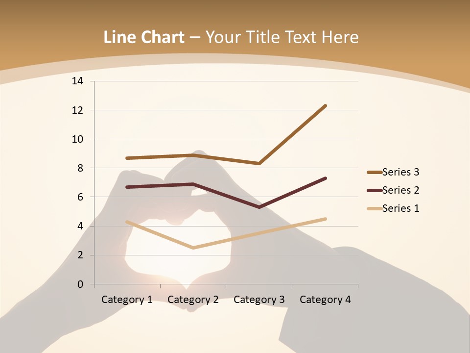 Couple Sky Hands PowerPoint Template