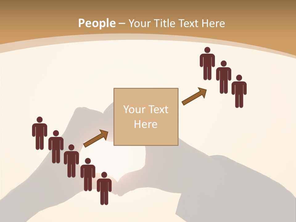 Couple Sky Hands PowerPoint Template