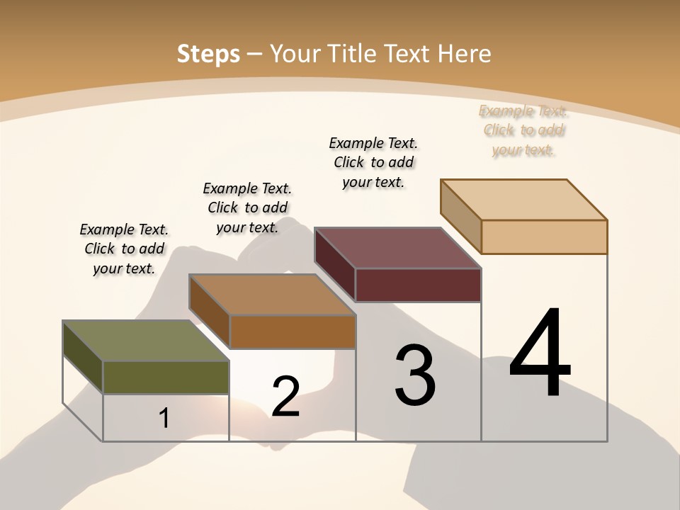 Couple Sky Hands PowerPoint Template