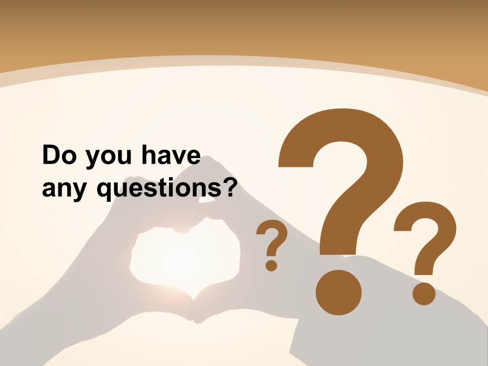 Couple Sky Hands PowerPoint Template