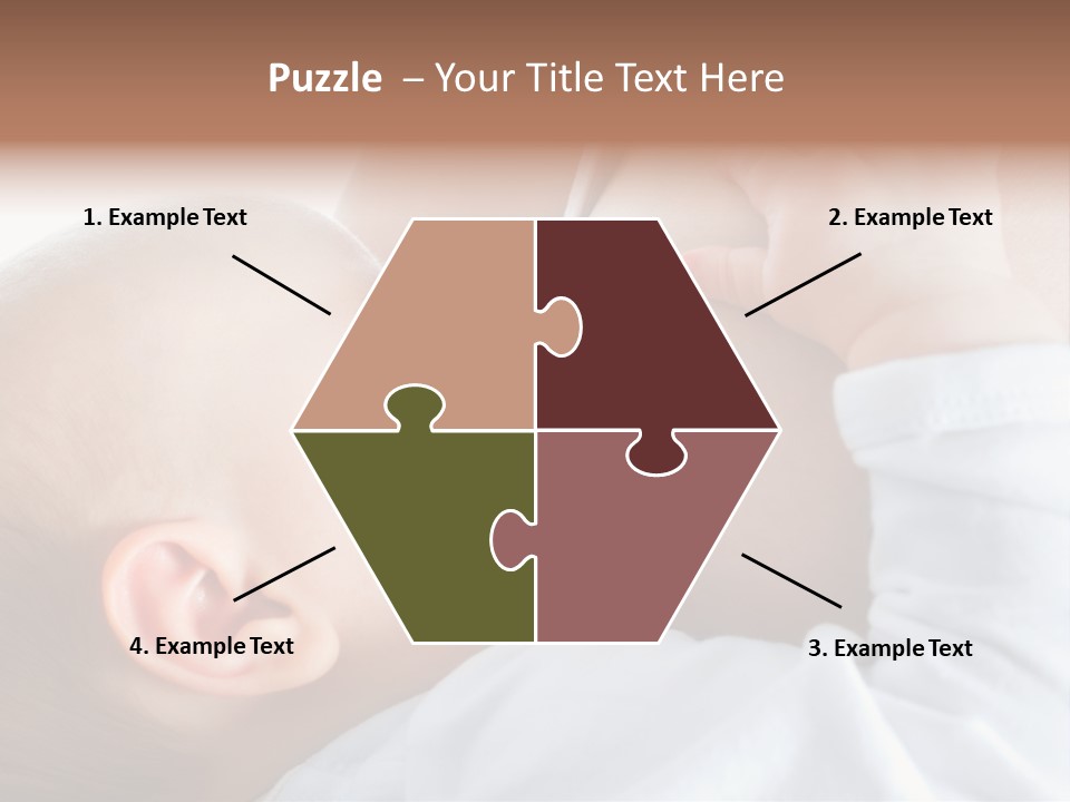 Motherhood Caucasian Tenderness PowerPoint Template