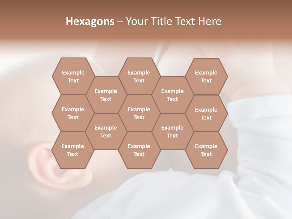 Motherhood Caucasian Tenderness PowerPoint Template