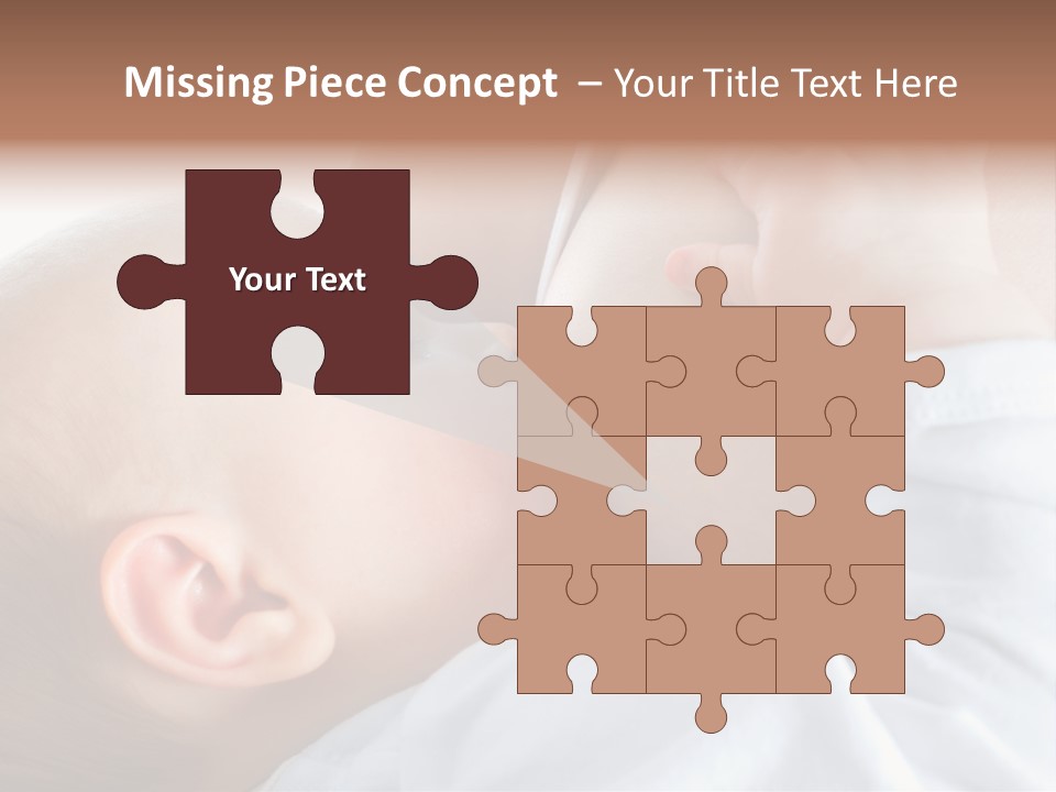 Motherhood Caucasian Tenderness PowerPoint Template