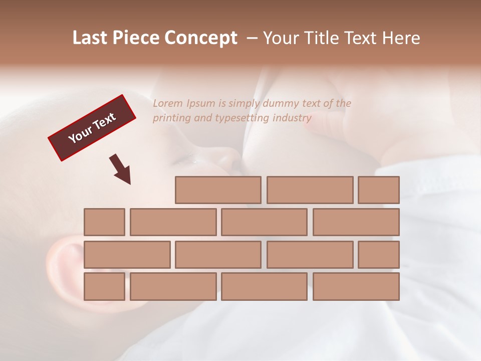 Motherhood Caucasian Tenderness PowerPoint Template