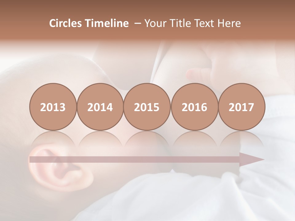 Motherhood Caucasian Tenderness PowerPoint Template