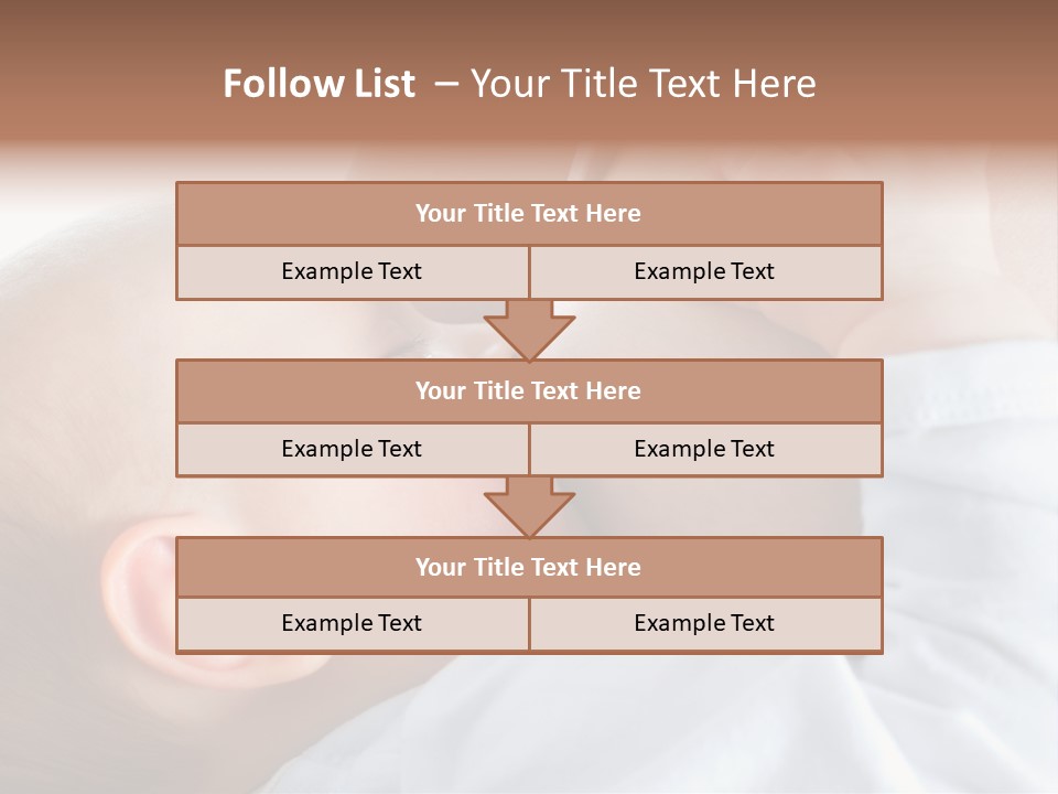 Motherhood Caucasian Tenderness PowerPoint Template