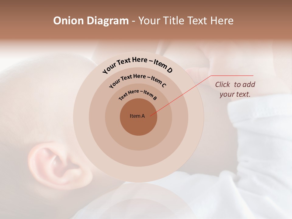 Motherhood Caucasian Tenderness PowerPoint Template