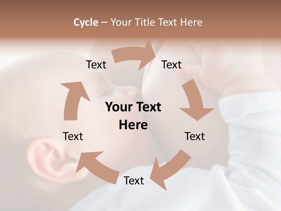 Motherhood Caucasian Tenderness PowerPoint Template