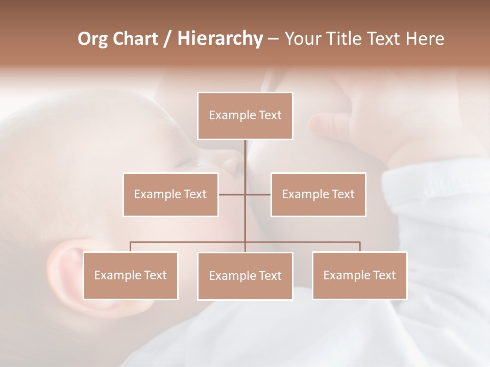 Motherhood Caucasian Tenderness PowerPoint Template