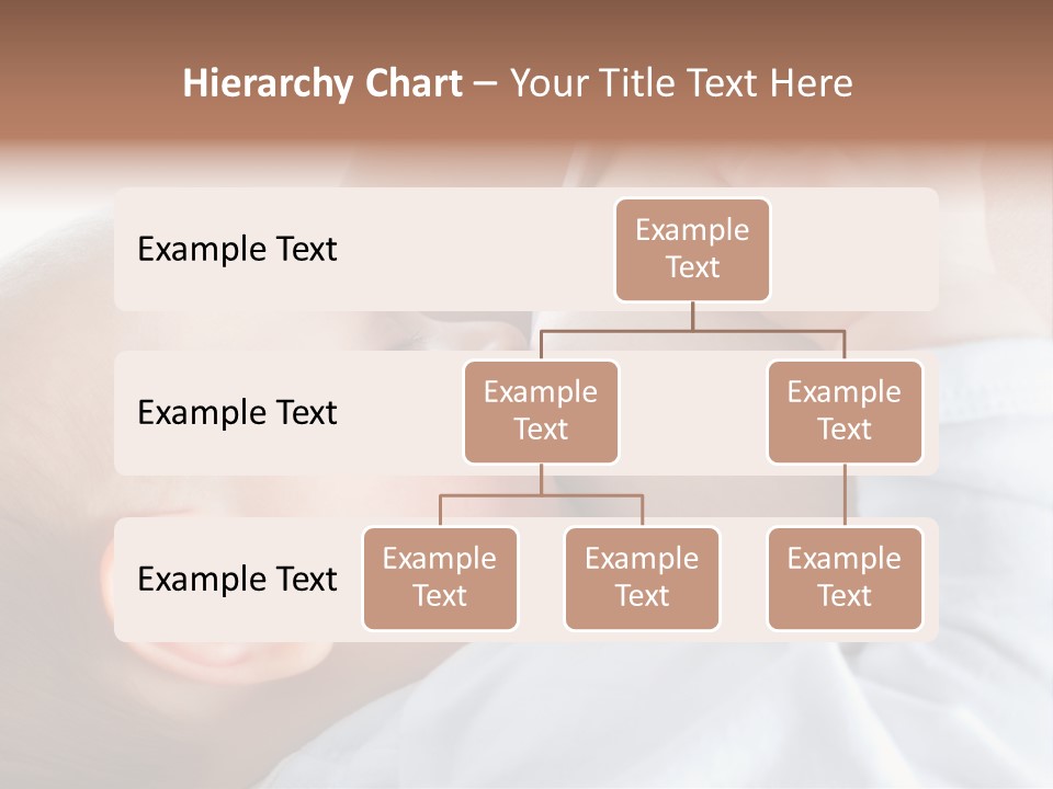 Motherhood Caucasian Tenderness PowerPoint Template