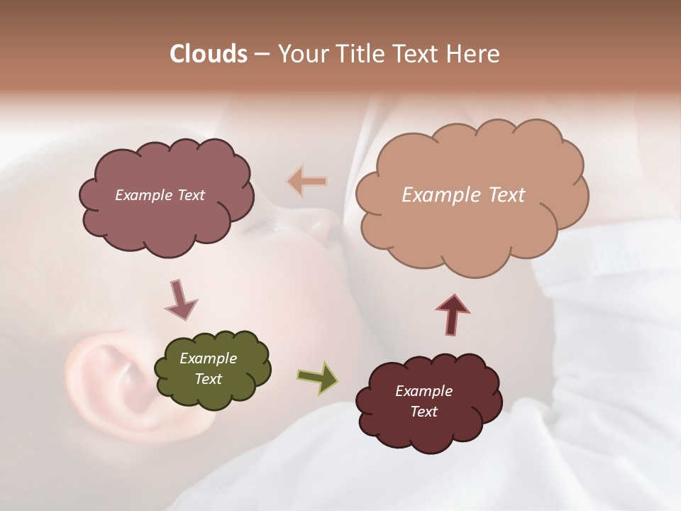 Motherhood Caucasian Tenderness PowerPoint Template