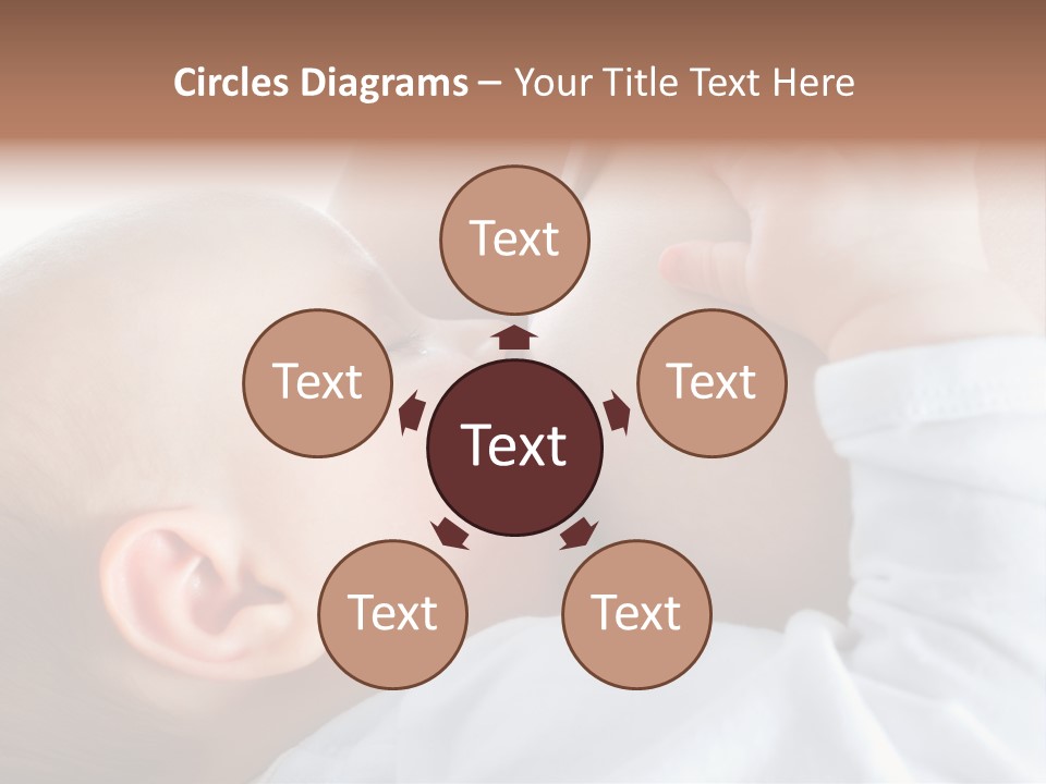 Motherhood Caucasian Tenderness PowerPoint Template