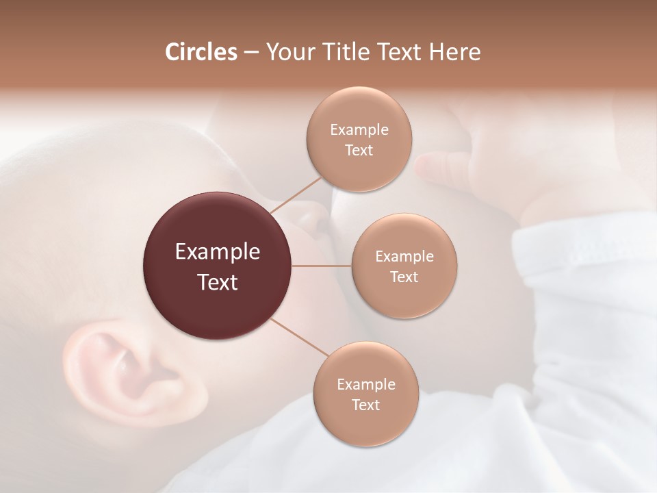 Motherhood Caucasian Tenderness PowerPoint Template