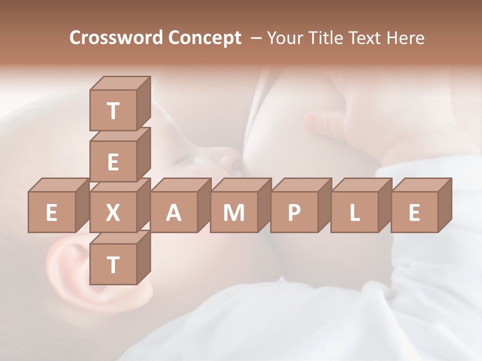 Motherhood Caucasian Tenderness PowerPoint Template