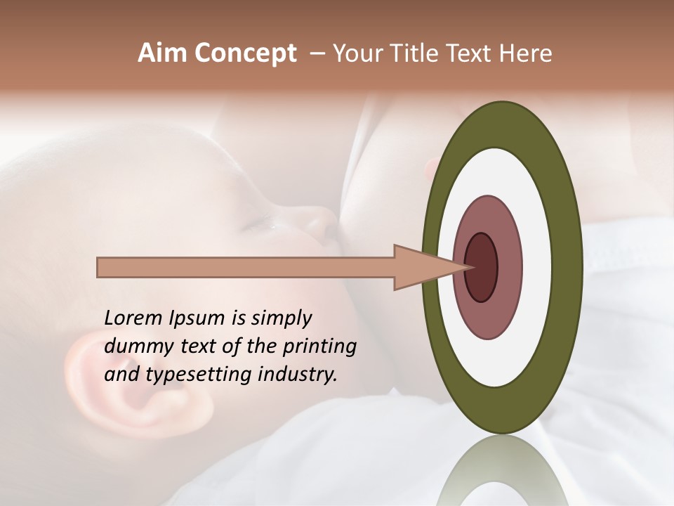 Motherhood Caucasian Tenderness PowerPoint Template