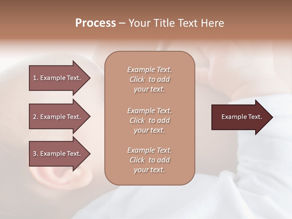 Motherhood Caucasian Tenderness PowerPoint Template