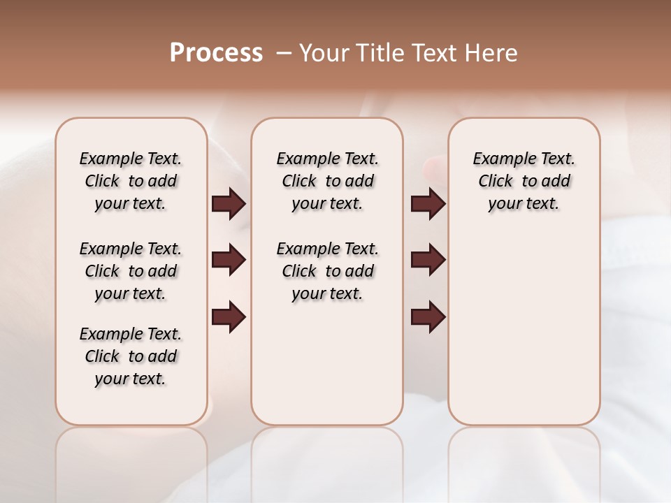 Motherhood Caucasian Tenderness PowerPoint Template