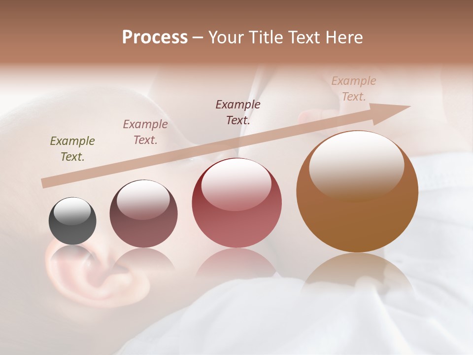 Motherhood Caucasian Tenderness PowerPoint Template