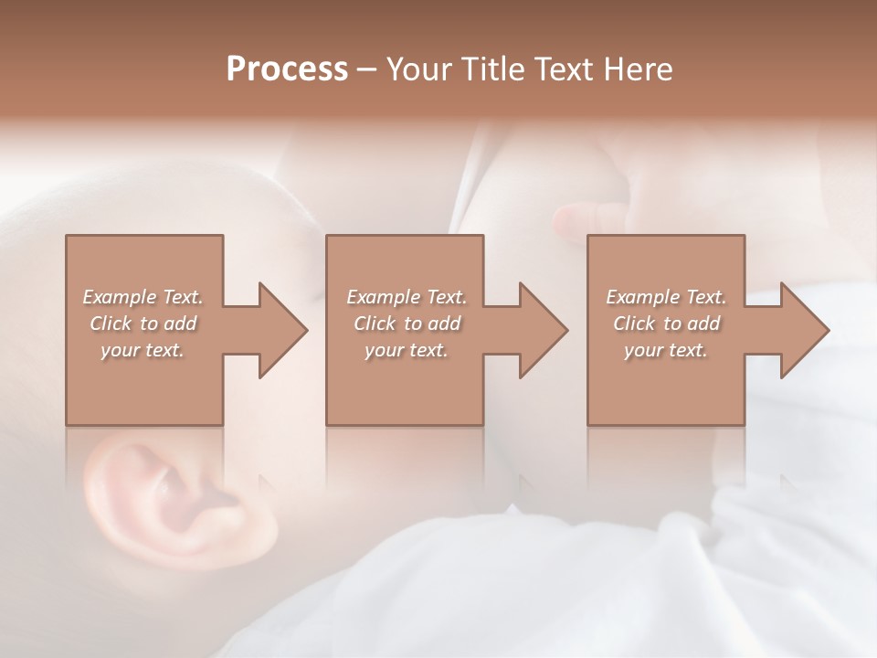 Motherhood Caucasian Tenderness PowerPoint Template