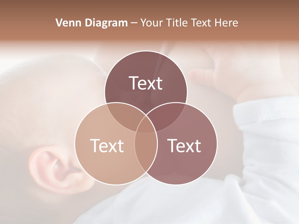 Motherhood Caucasian Tenderness PowerPoint Template