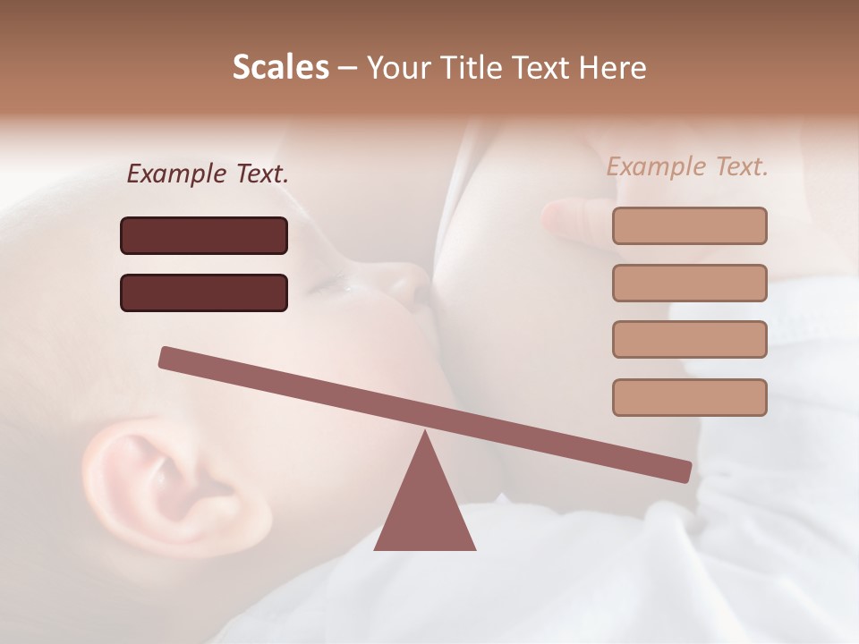 Motherhood Caucasian Tenderness PowerPoint Template