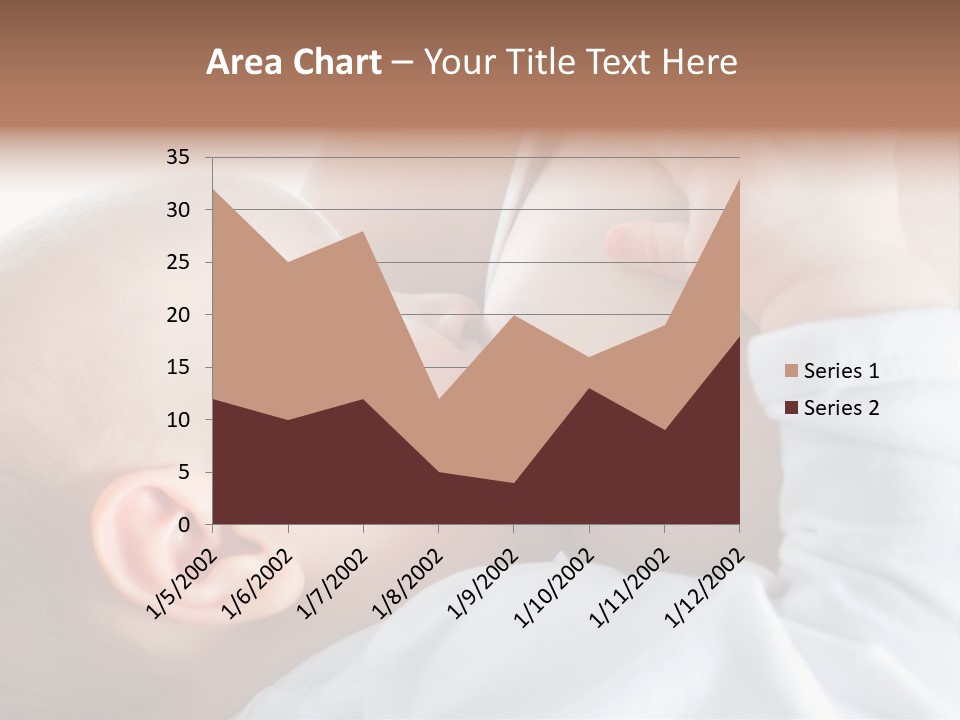 Motherhood Caucasian Tenderness PowerPoint Template