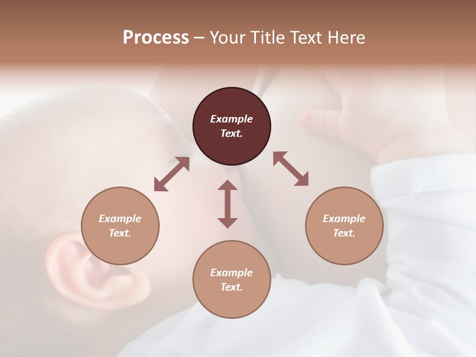 Motherhood Caucasian Tenderness PowerPoint Template