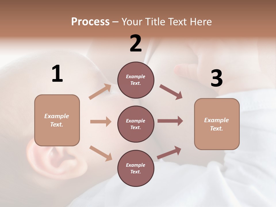 Motherhood Caucasian Tenderness PowerPoint Template