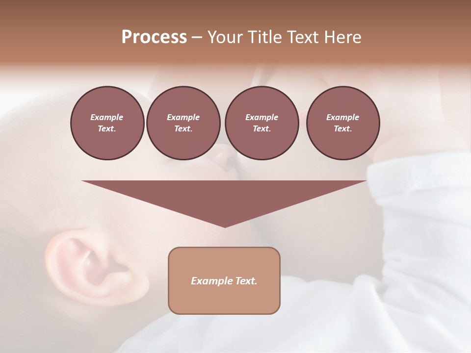 Motherhood Caucasian Tenderness PowerPoint Template