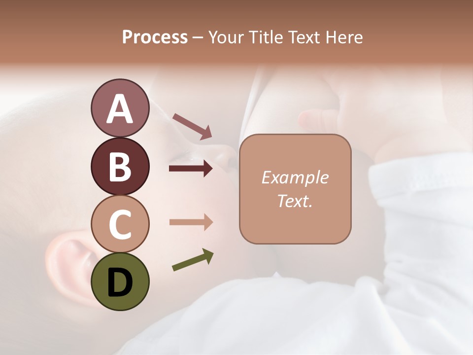 Motherhood Caucasian Tenderness PowerPoint Template