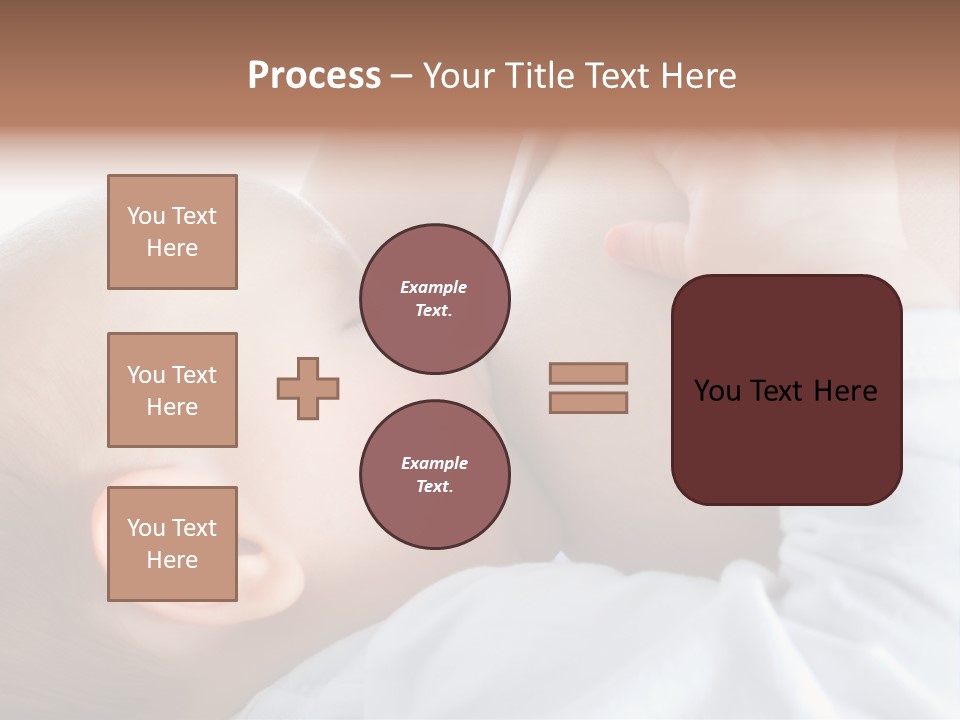 Motherhood Caucasian Tenderness PowerPoint Template