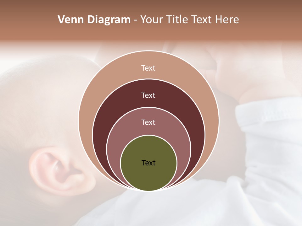 Motherhood Caucasian Tenderness PowerPoint Template