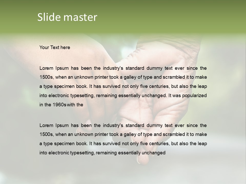 Grandmamma Concept Grandmother PowerPoint Template