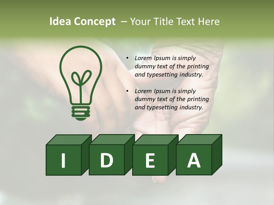 Grandmamma Concept Grandmother PowerPoint Template