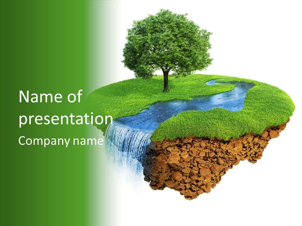 Piece Of Land PowerPoint Template