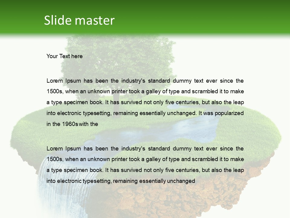 Piece Of Land PowerPoint Template