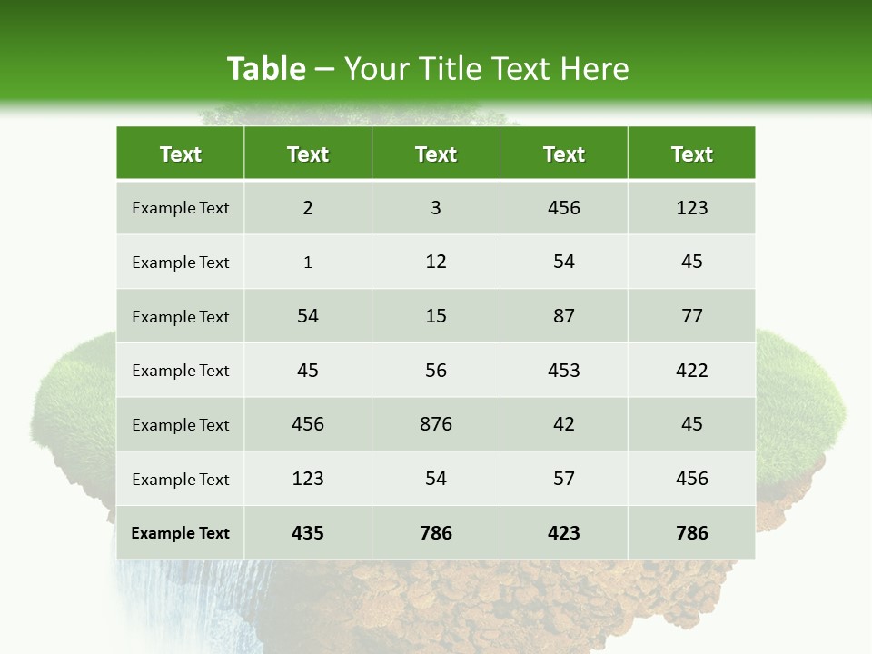 Piece Of Land PowerPoint Template