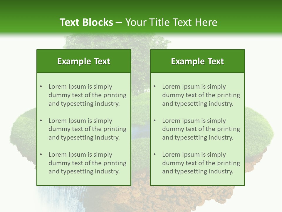 Piece Of Land PowerPoint Template