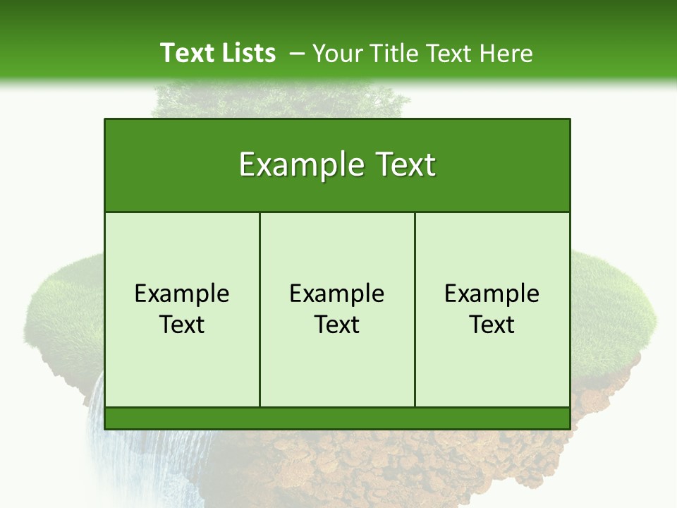 Piece Of Land PowerPoint Template