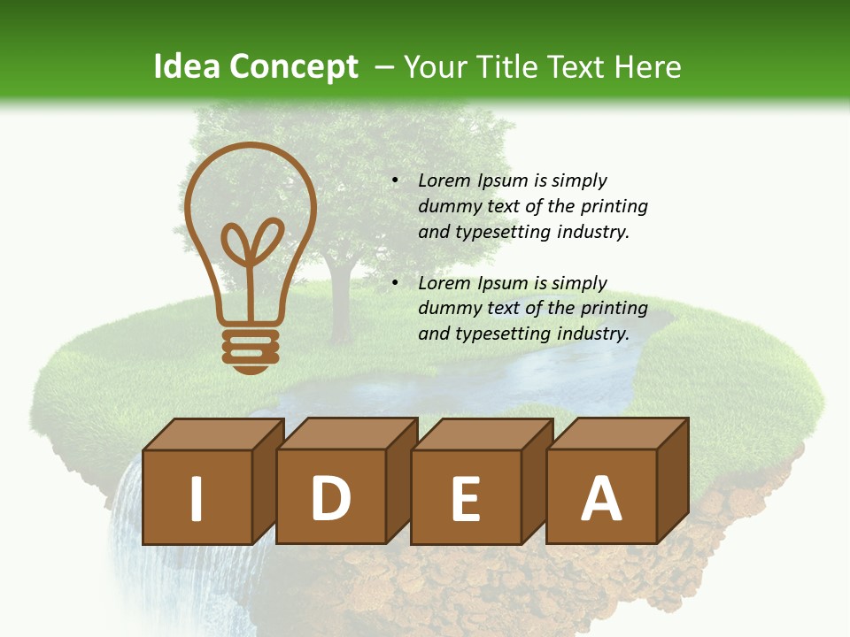 Piece Of Land PowerPoint Template