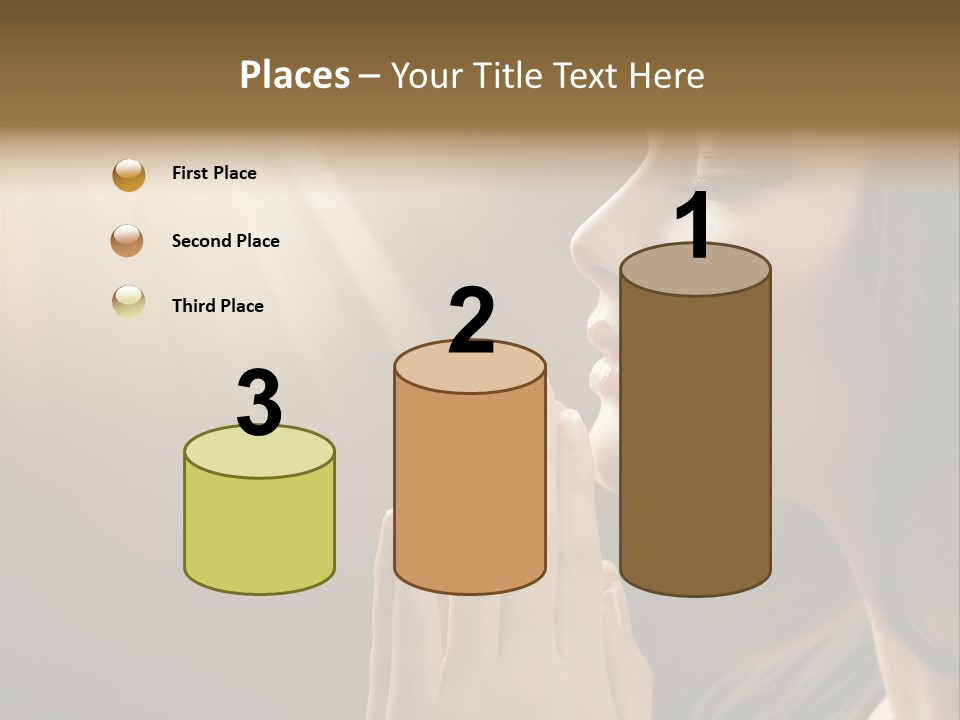 Female Prayer Belief PowerPoint Template