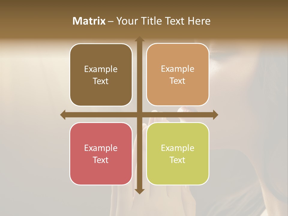 Female Prayer Belief PowerPoint Template