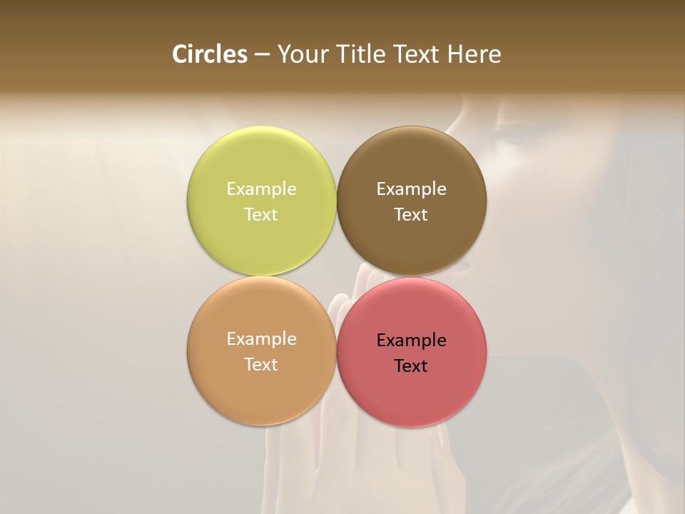 Female Prayer Belief PowerPoint Template